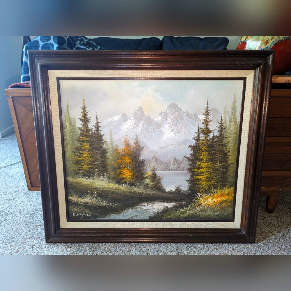 Landscape Oil Painting Scene